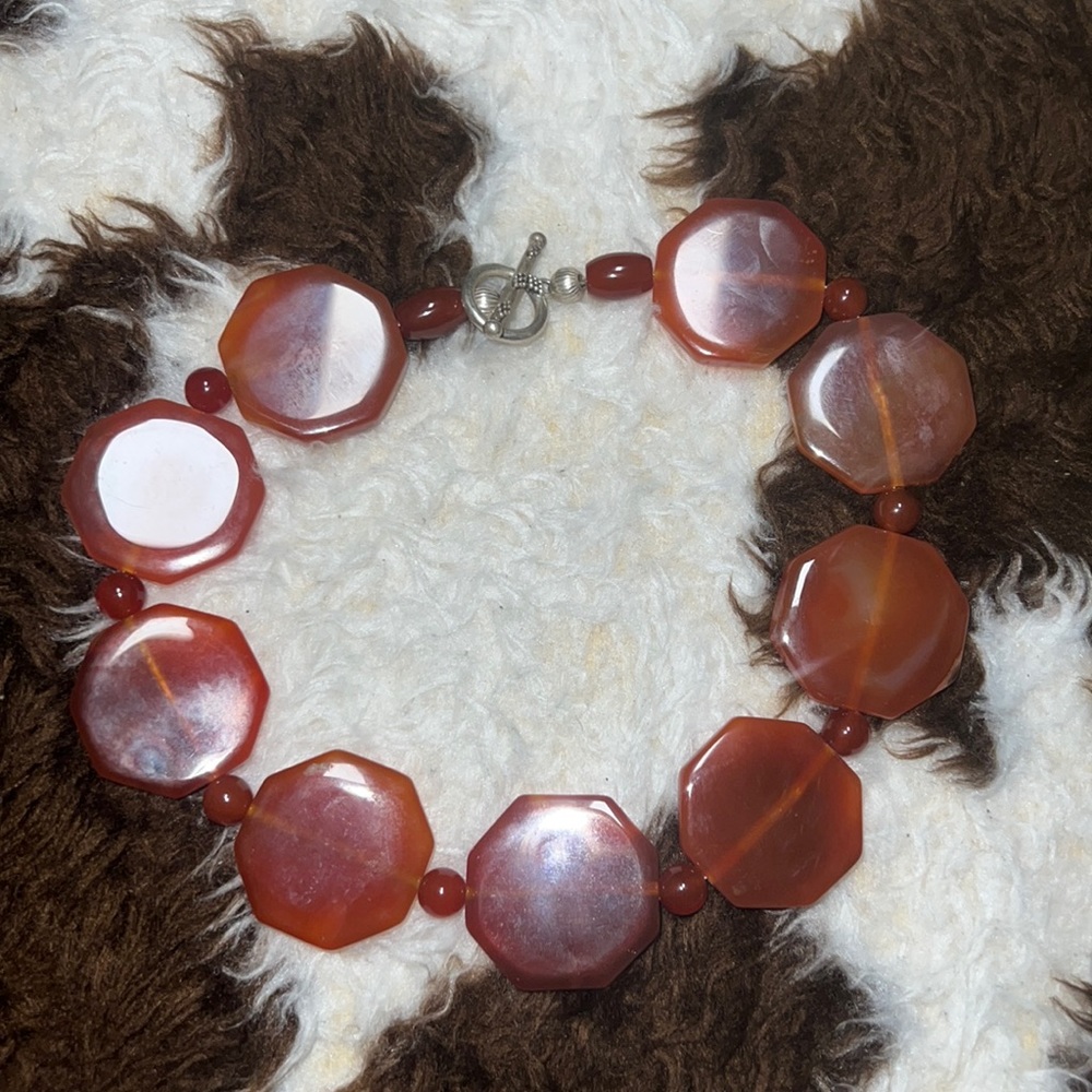 GORG Carnelian Octagon Choker